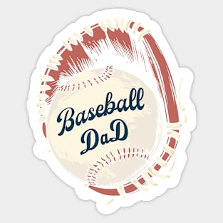 Baseball Dad Glove Sticker